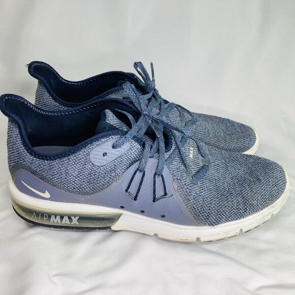 Nike Air Max Sequent 3 - Obsidian/Summit White -921694-402 - Size 10.5 - Picture 3 of 9